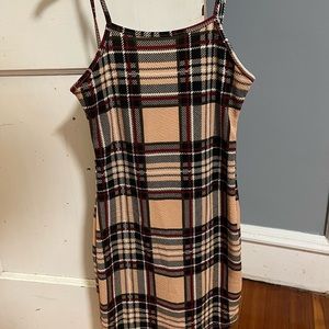 Tartan Cami Bodycon Dress